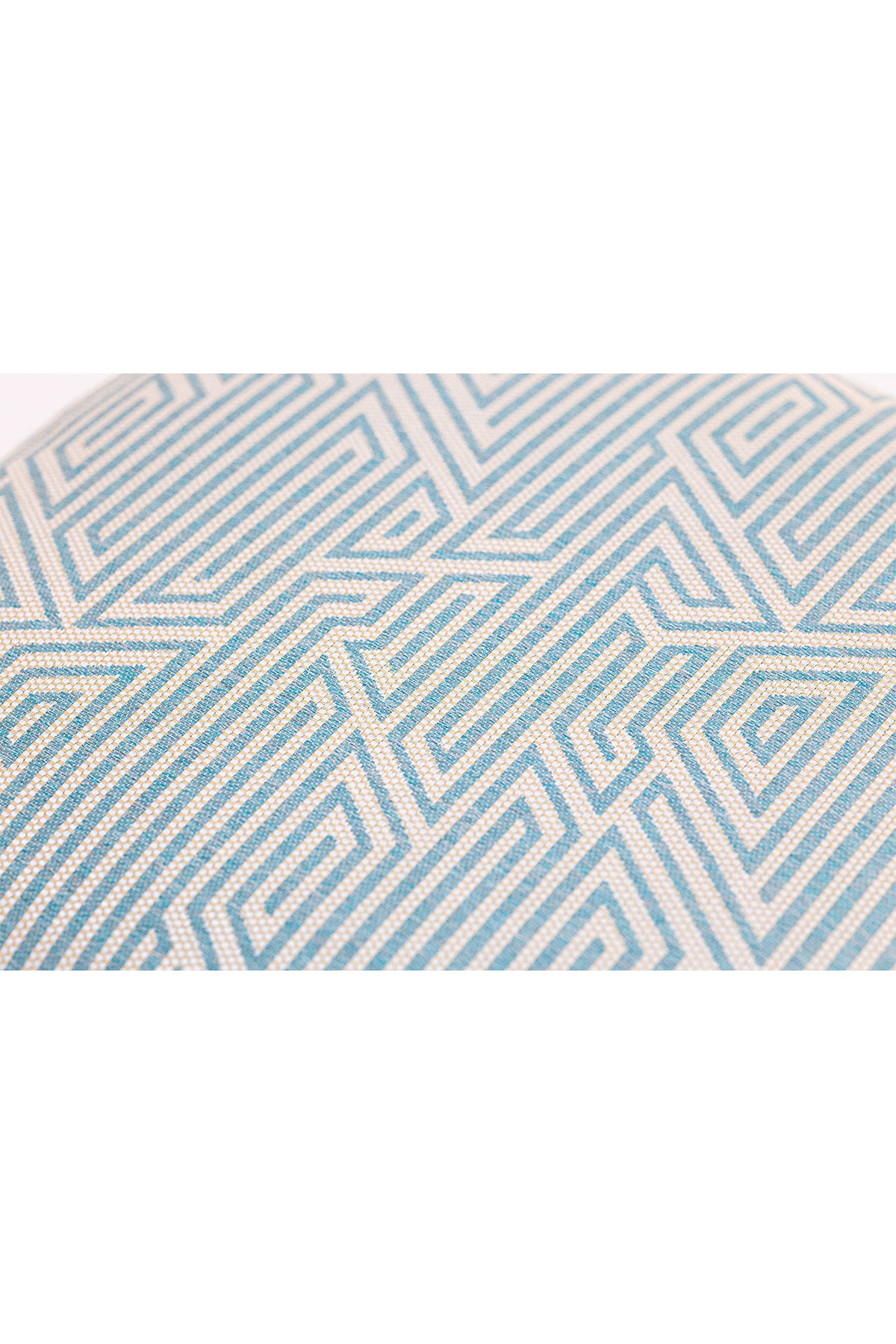 Geometrik Desen Mint Outdoor Kırlent