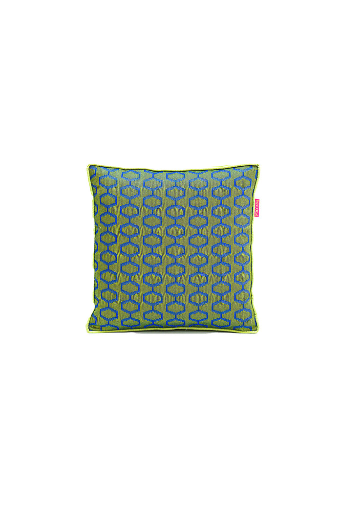 Yeşil Geometrik Desen Outdoor Kırlent