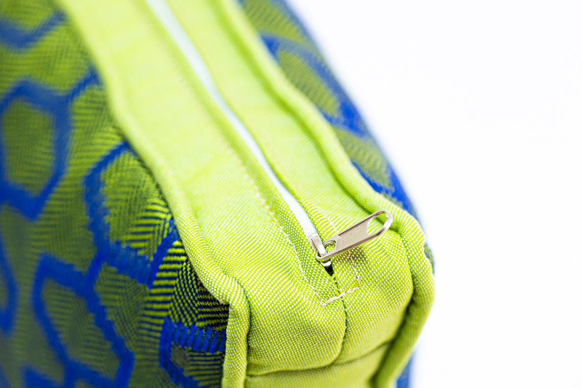 Yeşil Geometrik Desen Outdoor Kırlent