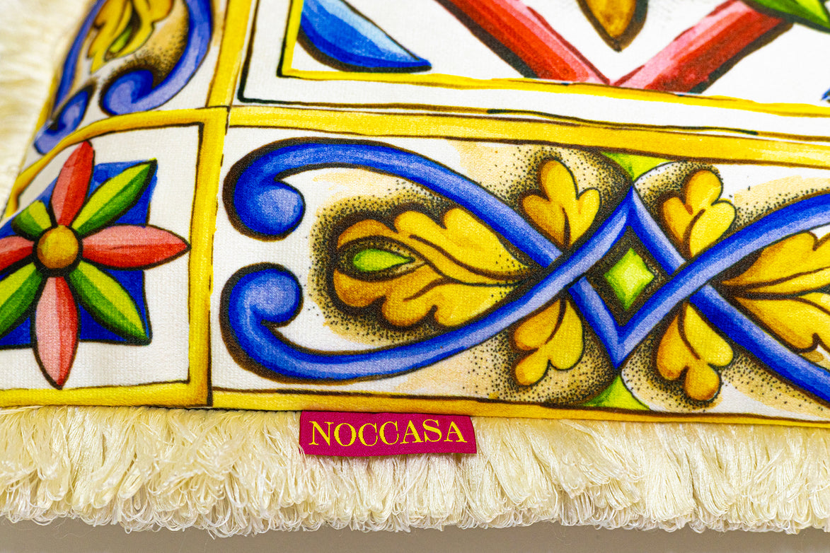 Maiolica Püsküllü Kırlent