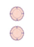 Eternal Lilac Rose Amerikan Servisi (2'li Set)