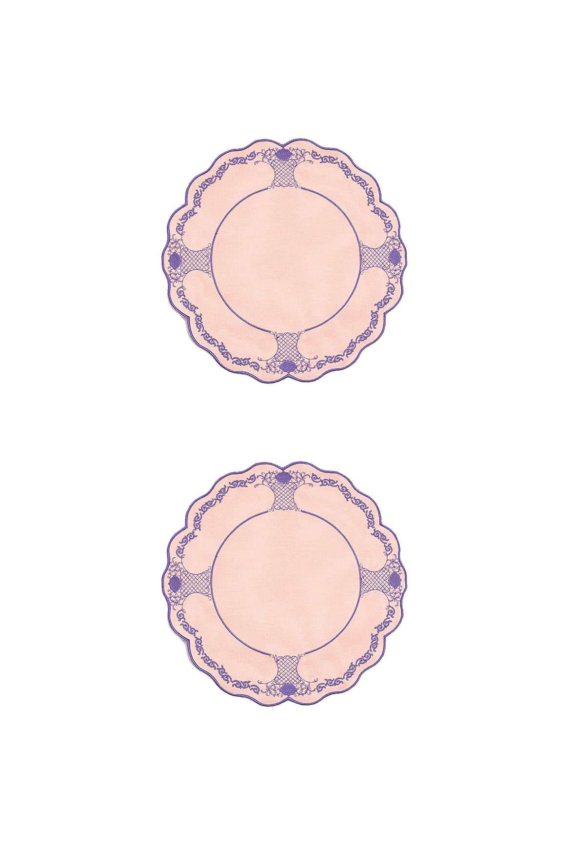 Eternal Lilac Rose Amerikan Servisi (2'li Set)