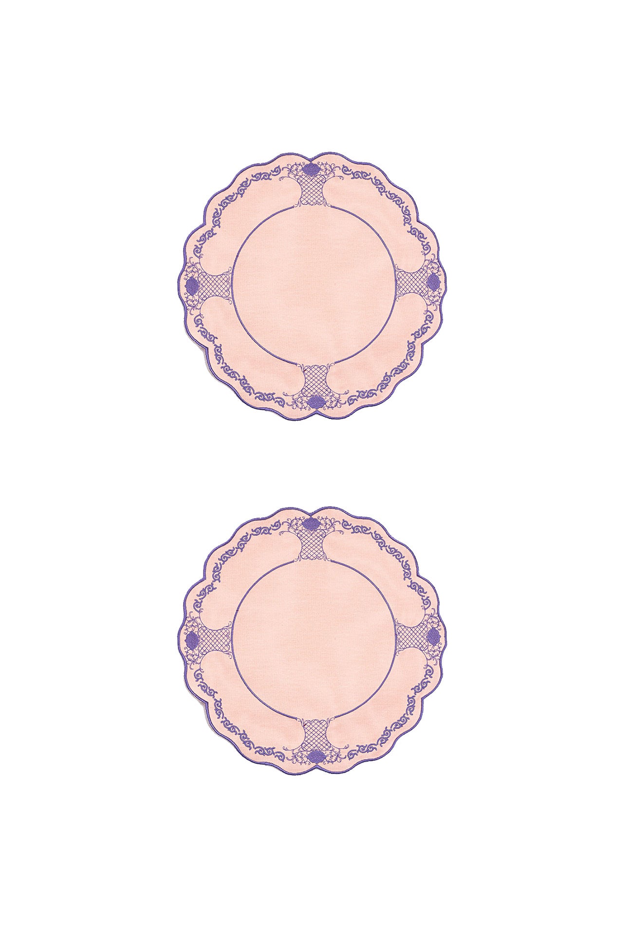 Eternal Lilac Rose Amerikan Servisi (2'li Set)