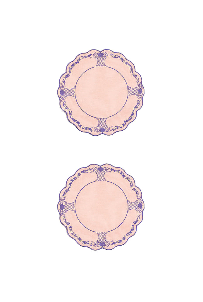 Eternal Lilac Rose Amerikan Servisi (2'li Set)