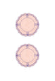 Eternal Lilac Rose Amerikan Servisi (2'li Set)
