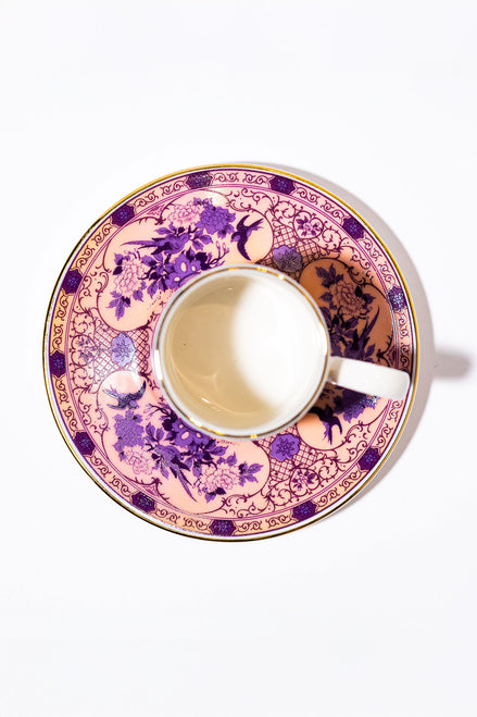 Eternal Lilac Rose Kahve Fincanı (2'li Set)