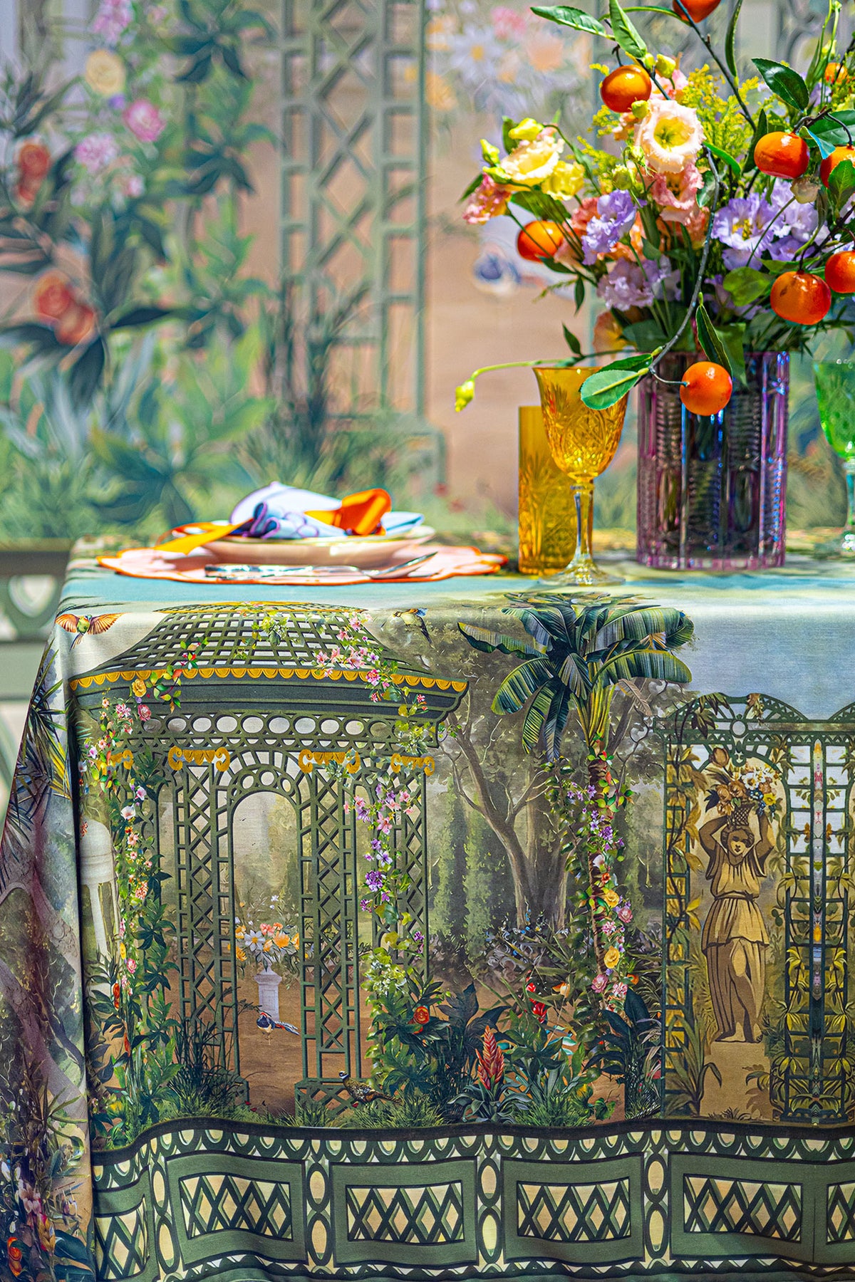 French Garden Masa Örtüsü