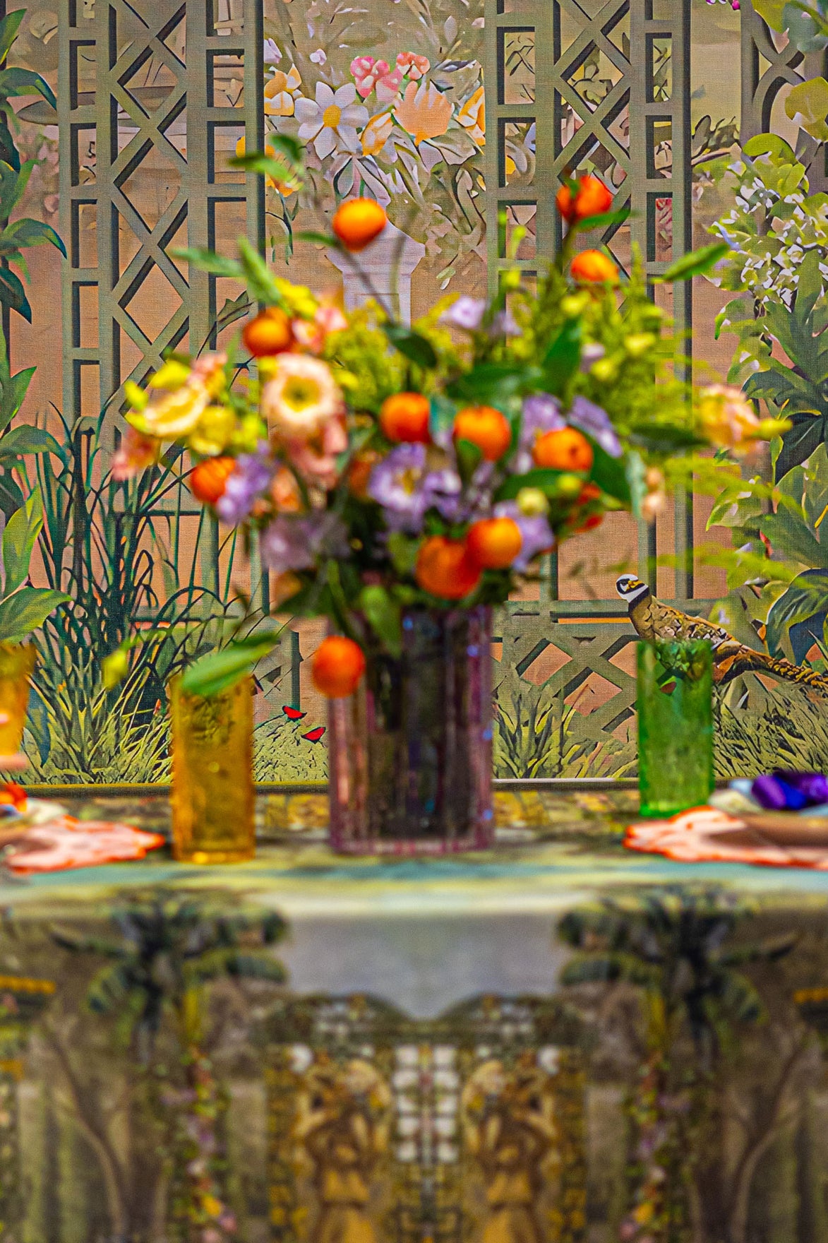 French Garden Masa Örtüsü