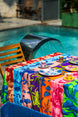 Signature Yellow & Purple Servis Tabak (2'li Set)