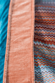 Royal Loom Blue Zigzag Yatak Başlık Ve Bazası
