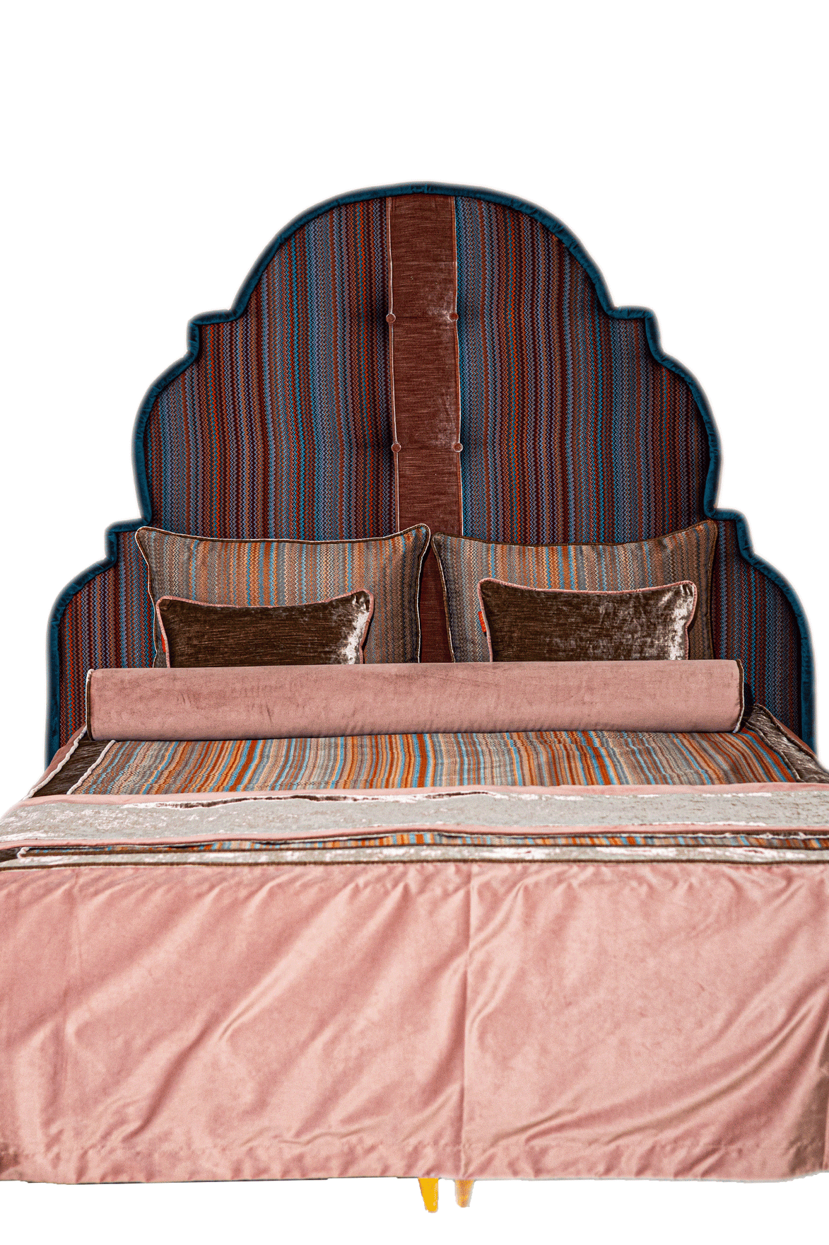 Royal Loom Zigzag Yatak Başlığı ve Bazası