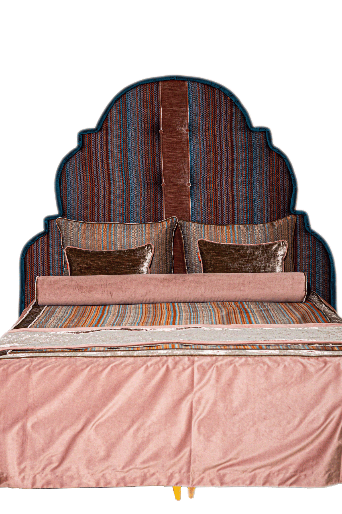 Royal Loom Zigzag Yatak Başlığı ve Bazası