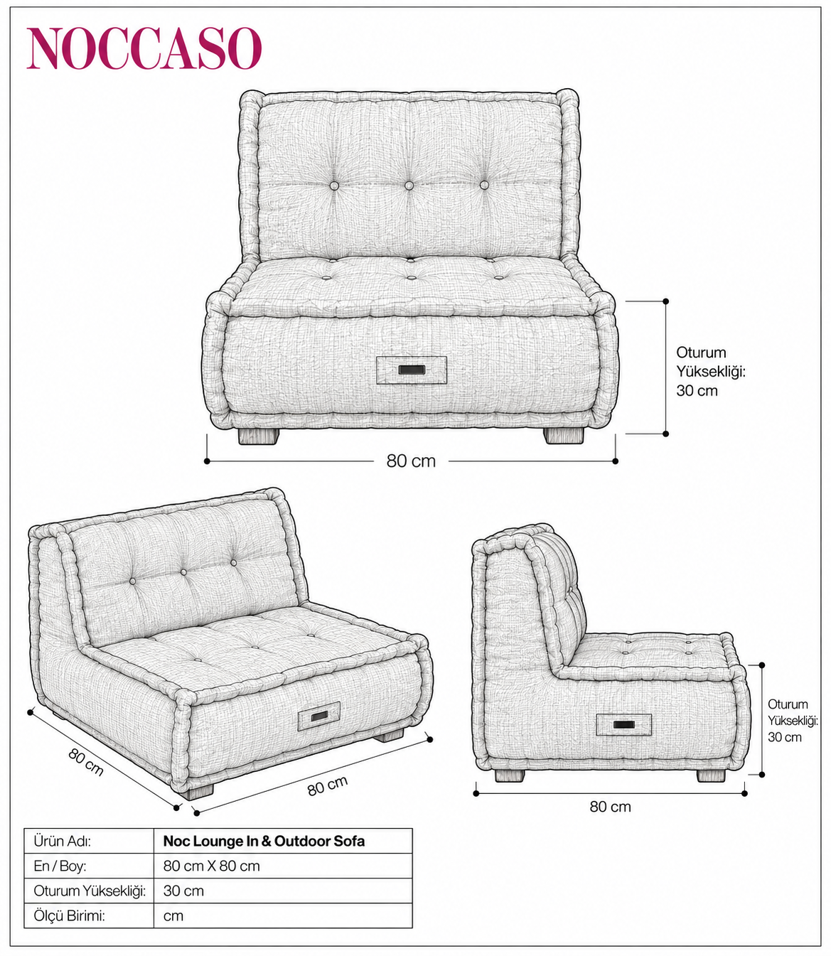 Noc Lounge In & Outdoor Sofa