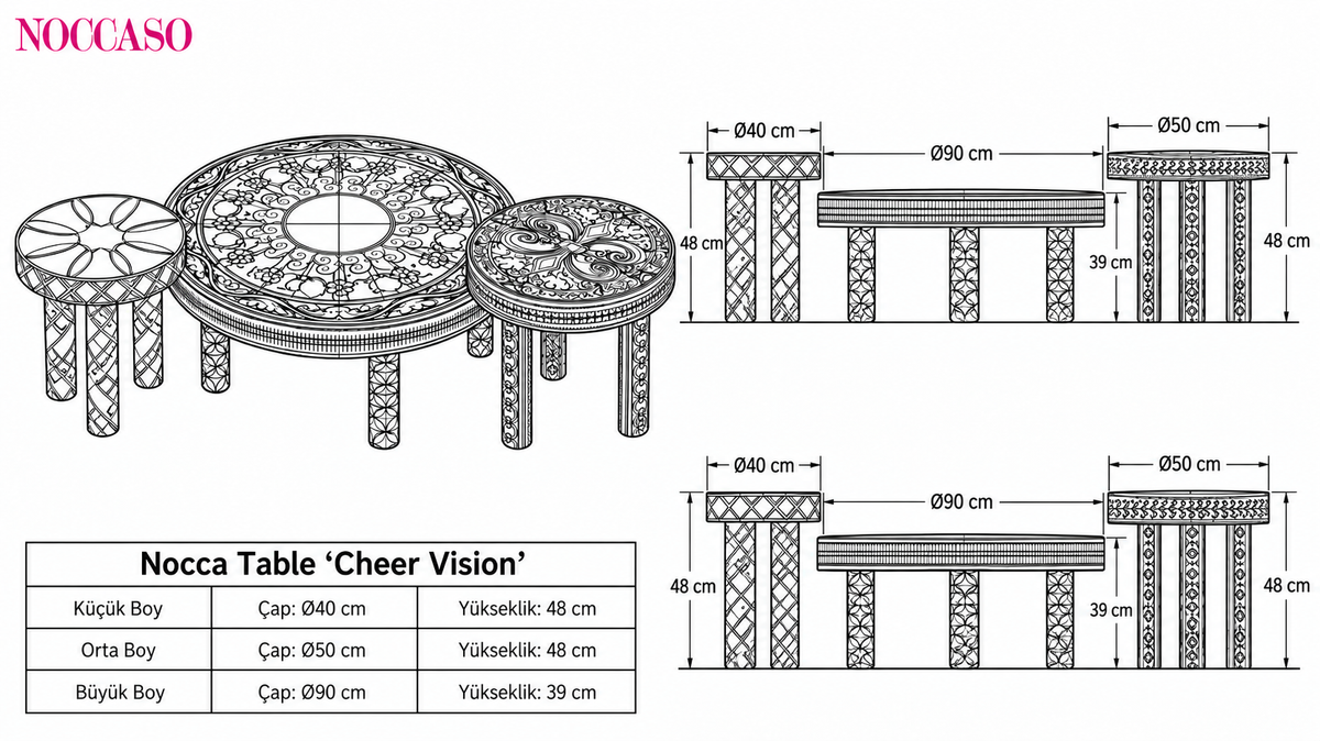 Nocca Table 'Cheer Vision'