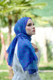 Monogram Desen Şal / Blue
