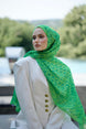 Monogram Desen Şal / Kelly Green