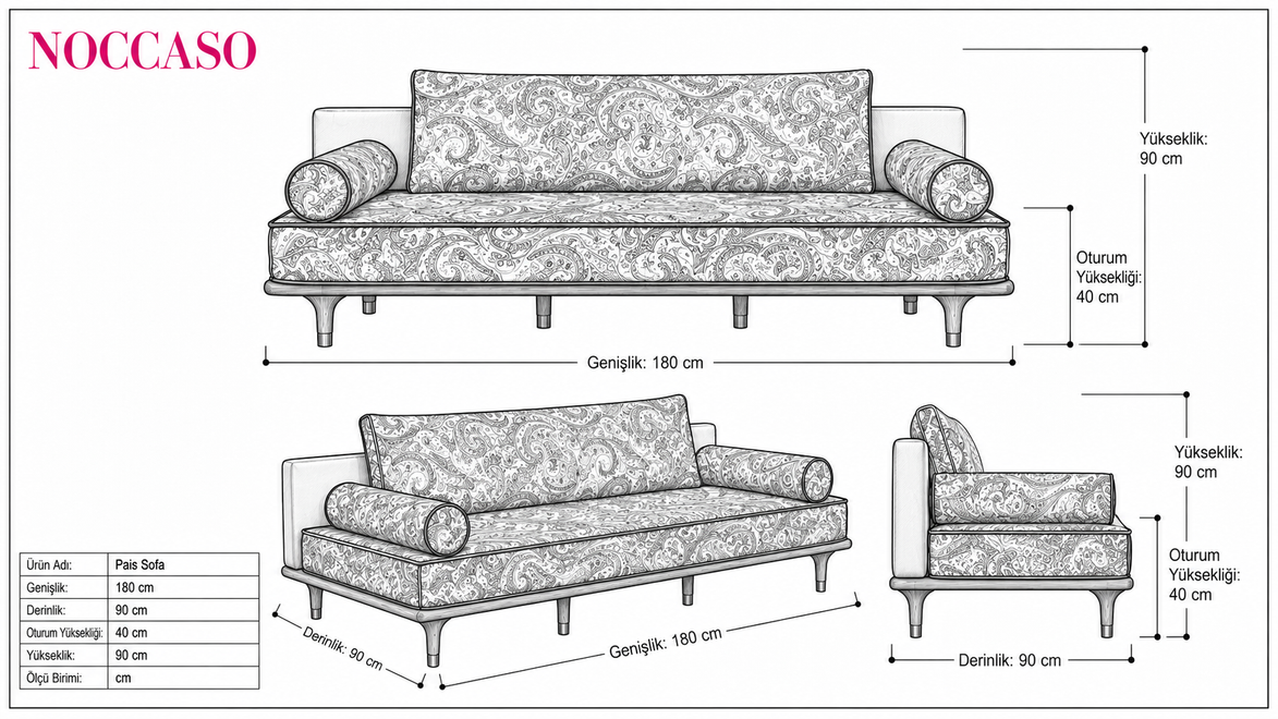 Pais Sofa Set