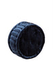 Macaron Pouff Navy İpek Kadife