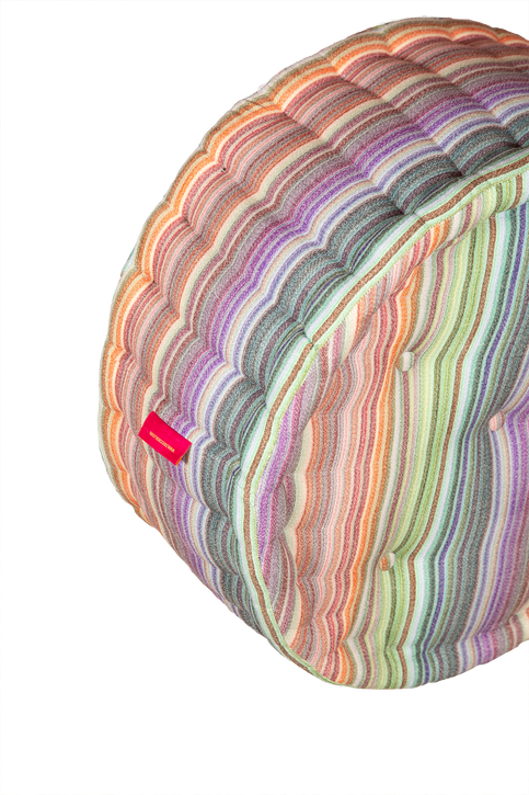 Macaron Pouff Çizgili
