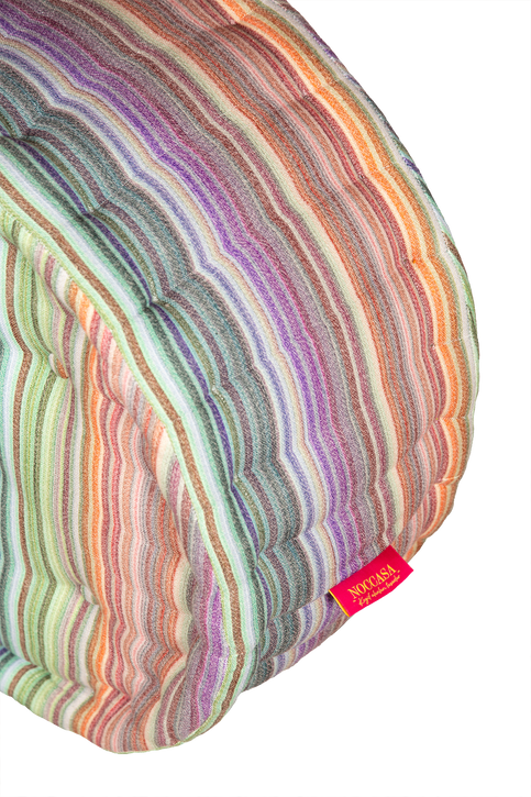 Macaron Pouff Çizgili