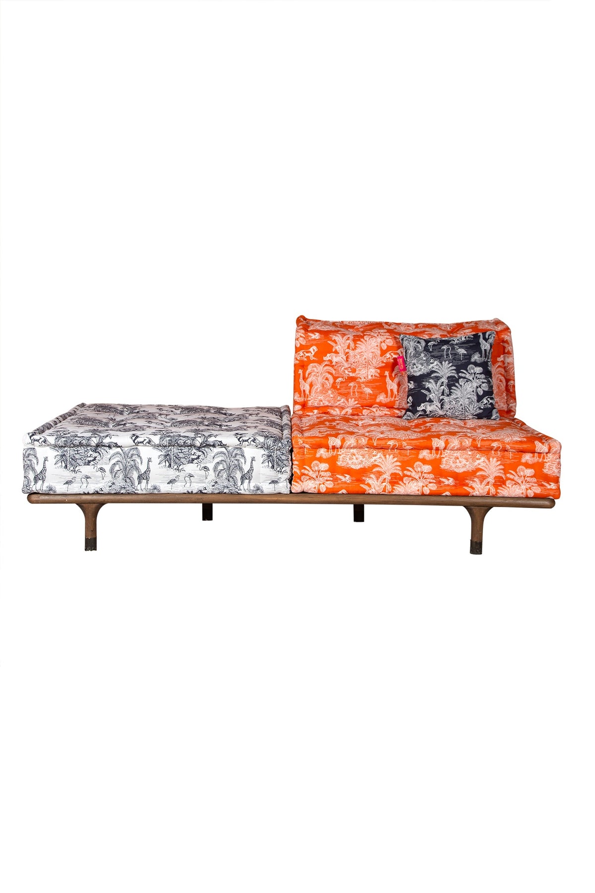 Majorelle Outdoor Sofa Set Navy-Blue & Orange