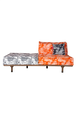 Majorelle Outdoor Sofa Set Navy-Blue & Orange