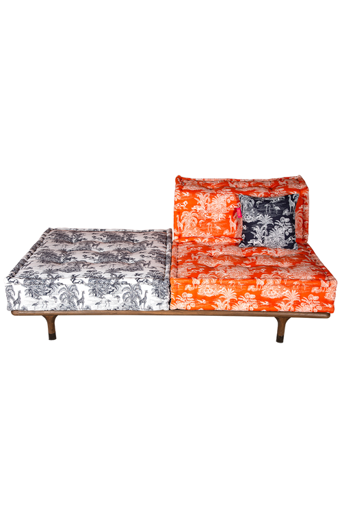 Majorelle Outdoor Sofa Set Navy-Blue &amp; Orange