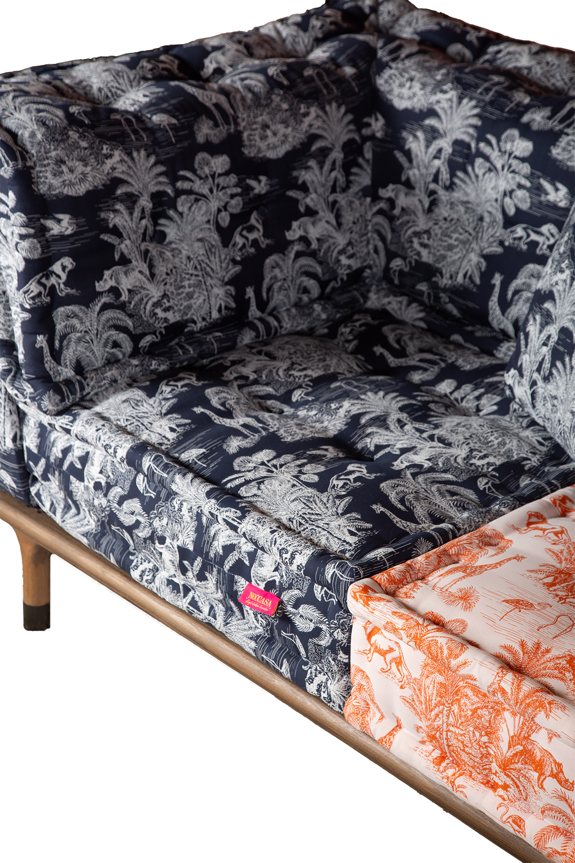 Majorelle Outdoor Sofa Set Navy-Blue &amp; Orange