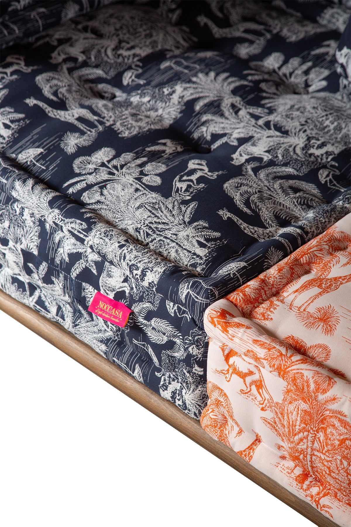 Majorelle Outdoor Sofa Set Navy-Blue & Orange