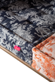 Majorelle Outdoor Sofa Set Navy-Blue & Orange