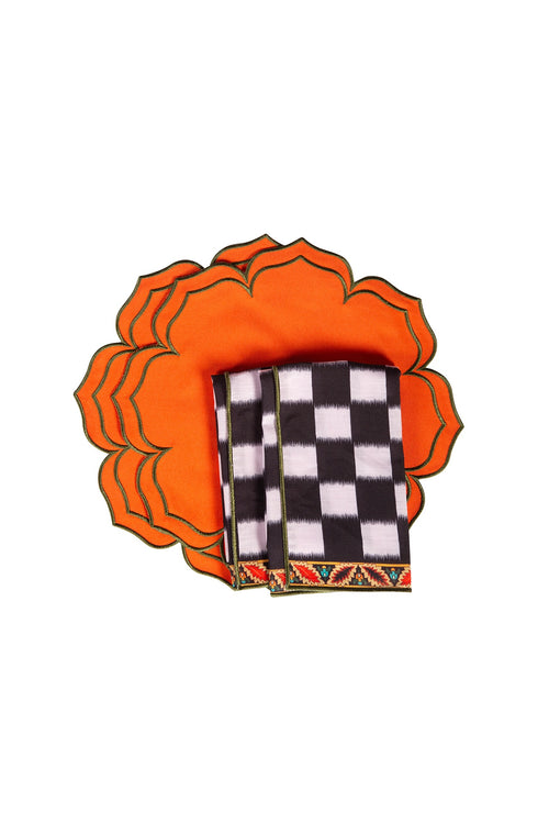 Pine &amp; Line Chess Peçete (4'lü Set)