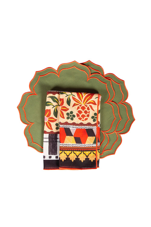 Pine &amp; Line Peçete (4'lü Set)