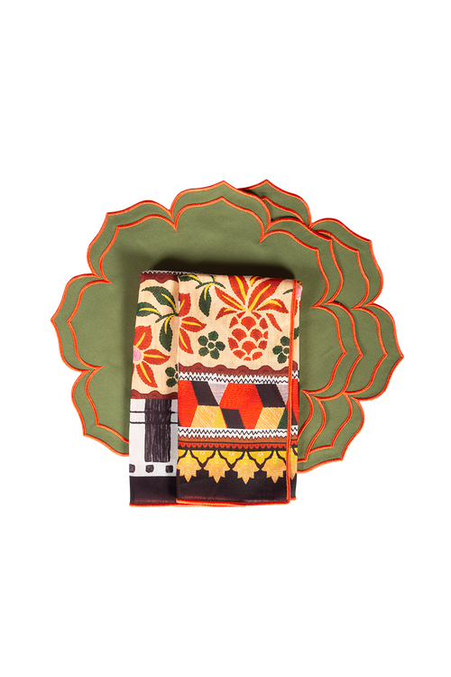 Pine &amp; Line Peçete (4'lü Set)