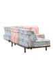 Majorella Outdoor Sofa Set Grey & Orange