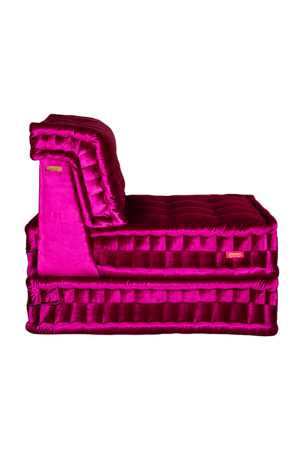 Sofanoc Koltuk Tekli Modül - Çift Katlı - Rose Velvet