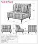 Serenity Outdoor Sofa-Stripe