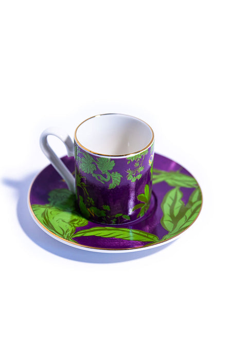 Signature Purple Kahve Fincanı (2'li Set)