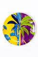 Signature Yellow & Purple Servis Tabak (2'li Set)