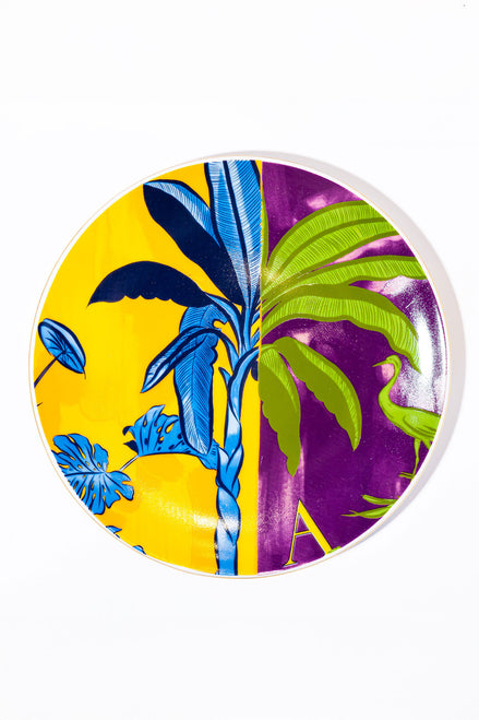 Signature Yellow &amp; Purple Pasta Tabağı (2'li Set)