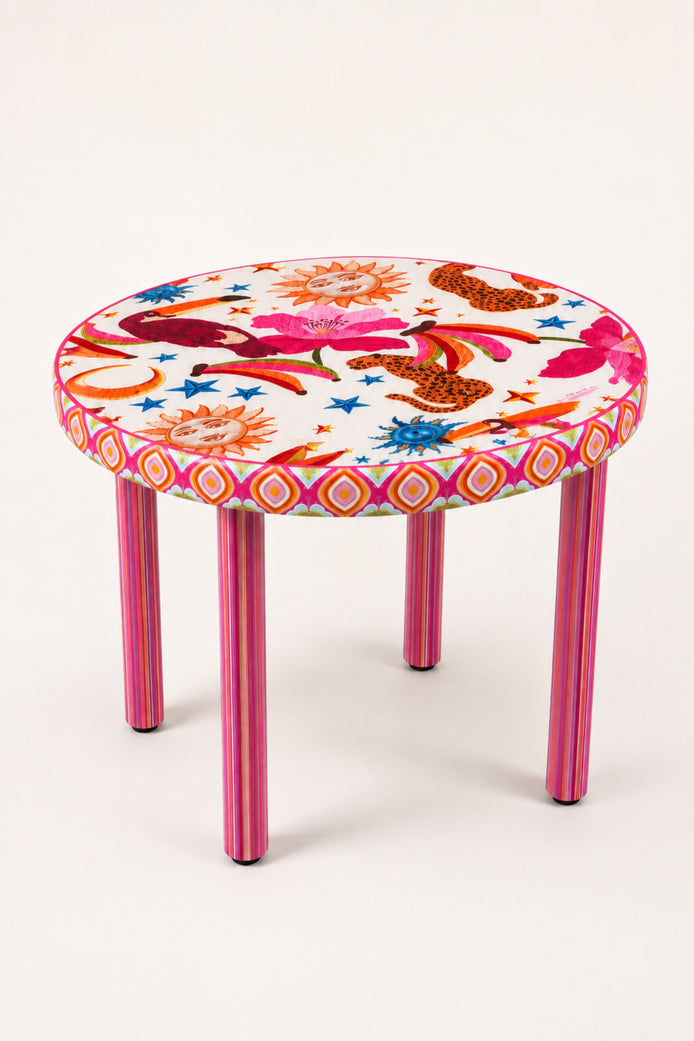 Pinky Jungle Table