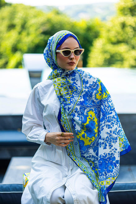 Cote De Azure Desen Şal