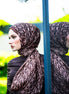 Monogram Desen Şal / Brown