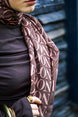 Monogram Desen Şal / Brown