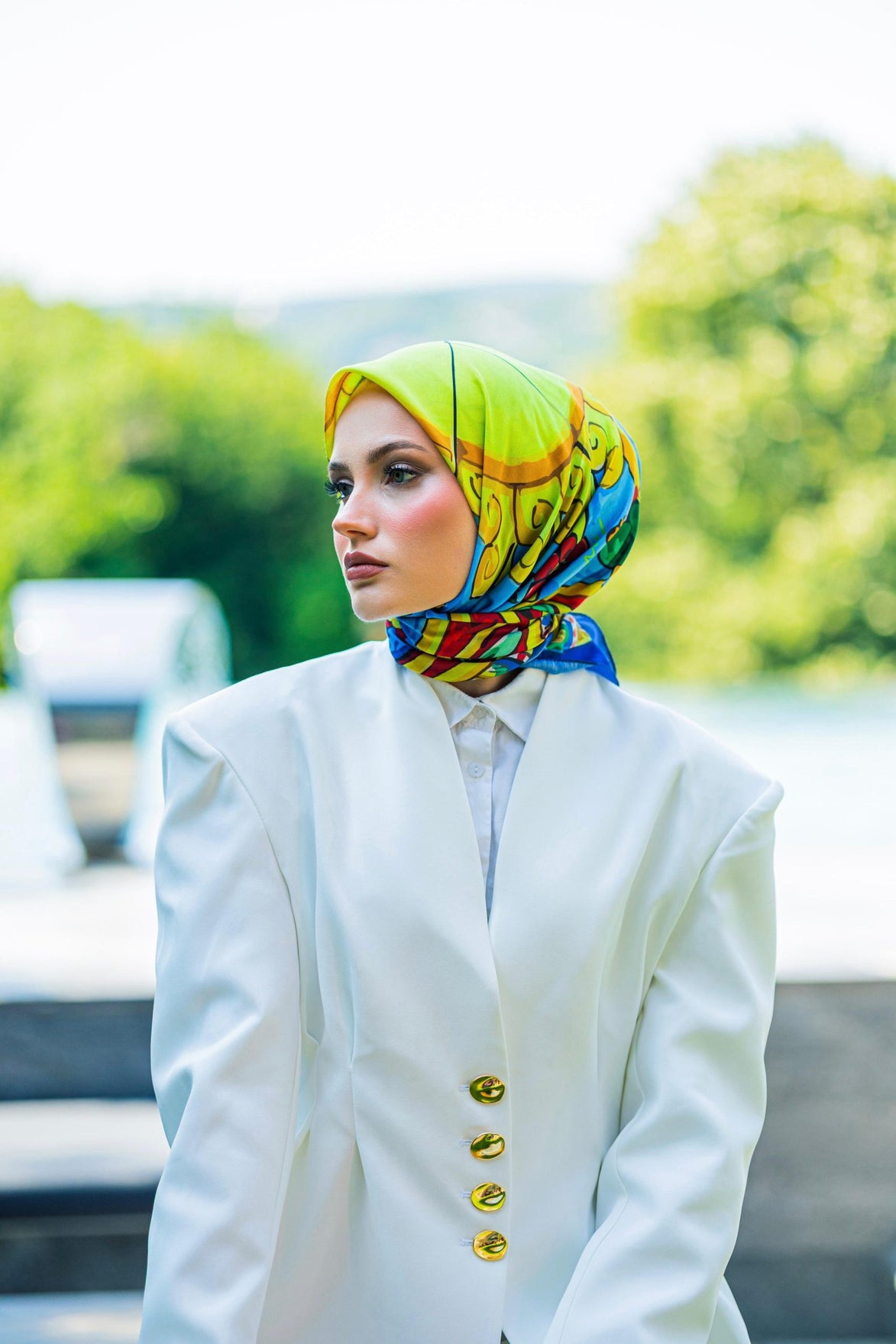 Sunrise Desen Eşarp