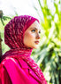 Monogram Desen Şal / Thulian Pink