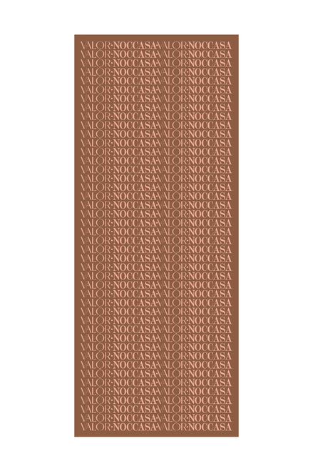 Monogram Desen Şal / Brown