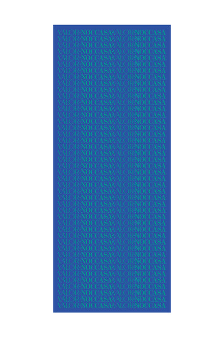 Monogram Desen Şal / Blue