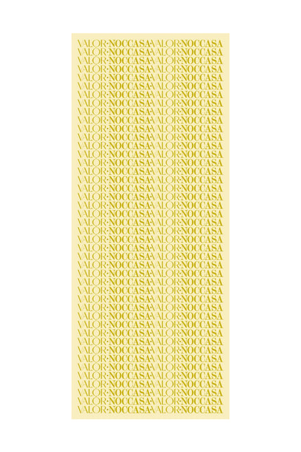 Monogram Desen Şal / Butter Yellow