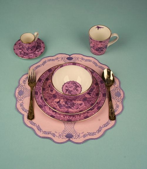 Eternal Lilac Rose Kase (2'li Set)