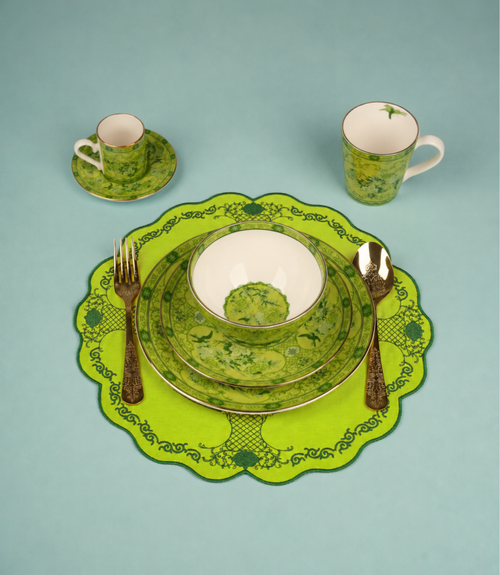 Eternal Olive Jardin Servis Tabak (2'li Set)